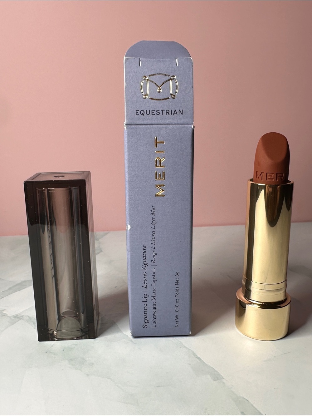 Merit Equestrian Signature Lipstick - Brown Shade